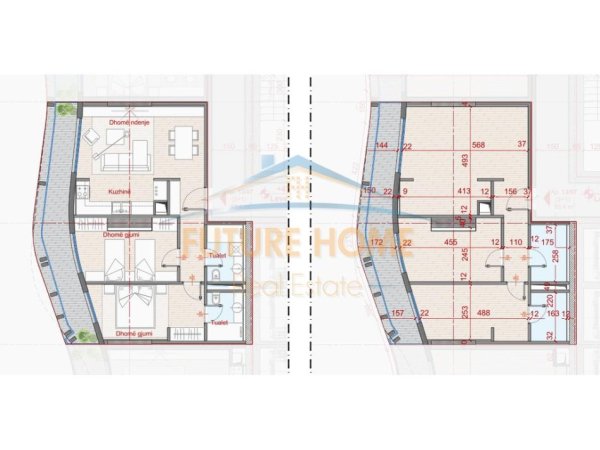 Tirane, shitet apartament 2+1+Ballkon Kati 13, 109 m² 261.500 € (Rezidenca Top Seven Tower)