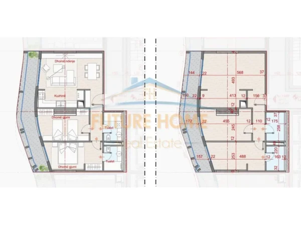 Tirane, shitet apartament 2+1+Ballkon Kati 13, 109 m² 261.500 € (Rezidenca Top Seven Tower)