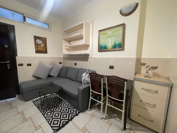 Tirane, jepet me qera apartament 1+1 Kati -2, 48 m² 450 € (Rruga 5 msji prane qendres tregtare concord 1012 tirane)