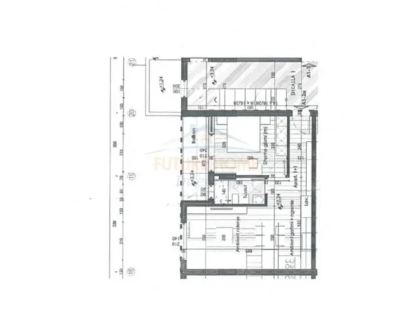 Tirane, shitet apartament 1+1 Kati 1, 72 m² 108.900 €