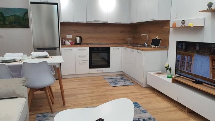 Tirane, jepet me qera apartament 1+1 Kati 6, 65 m² 550 € (Universiteti Logos ,Zogu i Zi)