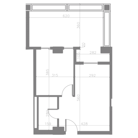 Tirane, shitet apartament 1+1 Kati 0, 77 m² 71.400 € 