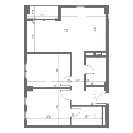 Tirane, shitet 2+1+Ballkon Kati 5, 99 m² 