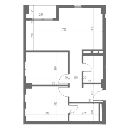 Tirane, shitet 2+1+Ballkon Kati 5, 99 m² 