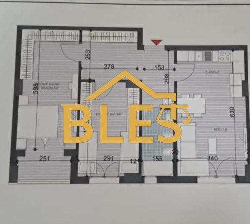Tirane, shitet apartament 2+1 Kati 1, 88 m² 79.201 € (Rruga Bavaria Kamez)