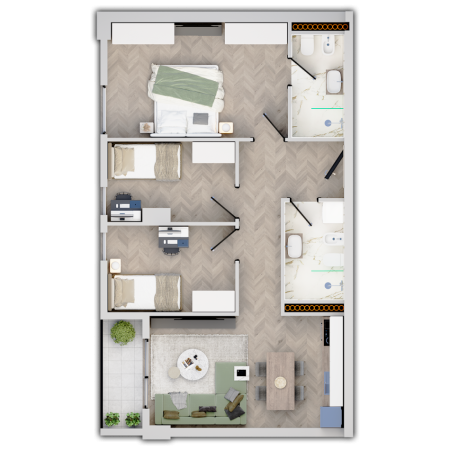 Tirane, shitet apartament 3+1+Ballkon Kati 1, 100 m² 94.400 € 