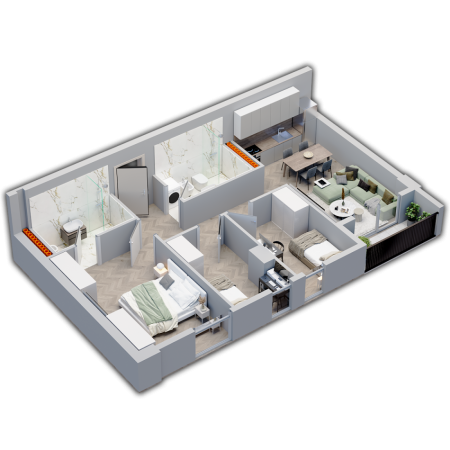 Tirane, shitet apartament 3+1+Ballkon Kati 1, 100 m² 94.400 € 