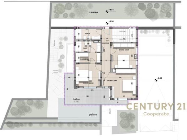 Tirane, shitet Vile 3 Katshe Kati 3, 342 m² 786.000 € (Lake Shore Residence)