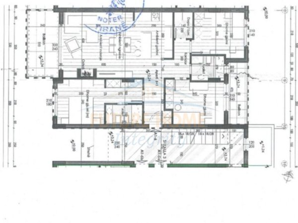 Tirane, shitet apartament 3+1+Ballkon Kati 1, 158 m² 237.600 € (SAUK)