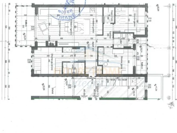 Tirane, shitet apartament 3+1+Ballkon Kati 1, 158 m² 237.600 € (SAUK)