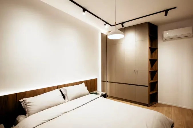 Tirane, jepet me qera apartament 1+1+Ballkon Kati 3, 46 m² 590 € (Rr. Ramazan Bogdani 5)