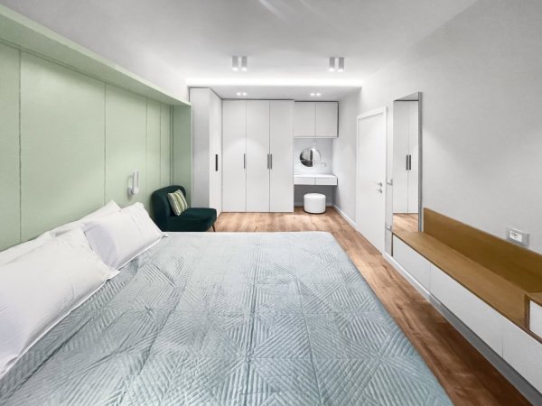 Tirane, jepet me qera apartament 1+1+Ballkon Kati 2, 71 m² 1.100 € 