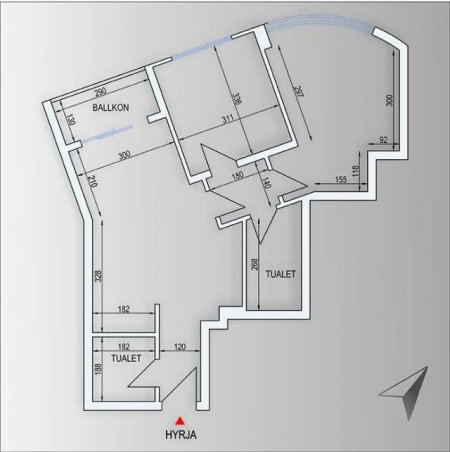 Tirane, jepet me qera zyre Kati 2, 85 m² 850 € 