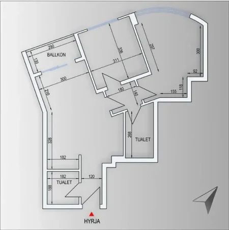 Tirane, jepet me qera zyre Kati 2, 85 m² 850 € 