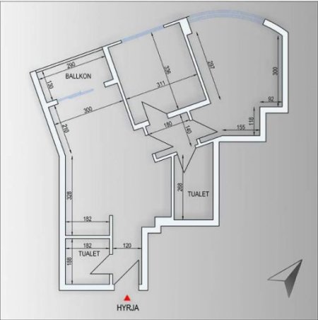 Tirane, jepet me qera ambjent biznesi Kati 2, 85 m² 850 € (blloku)