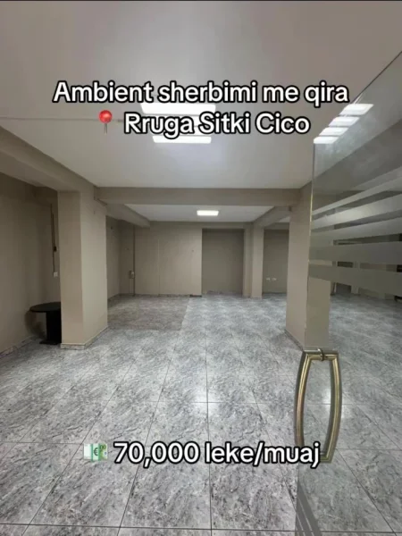 Tirane, jepet me qera ambjent biznesi Kati 0, 138 m² 700 € (Rruga Sitki Cico)