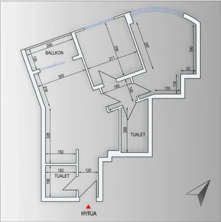 Tirane, jepet me qera zyre Kati 1, 95 m² 750 € (rruga e kosovareve)