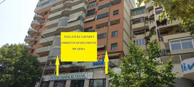 Tirane,Qera Ambjent/Apartament, ideale për studio/zyre juridike, kontabël, OJF, call-center etj, sip.144m², kati10, pallat ri 13 kat, qera 2'000 €/mua