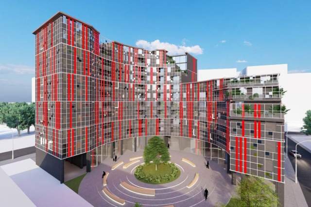 Tirane, shes apartament 1+1+BLK Kati 3, 75 m² 127,500 Euro (REZIDENCA “TWISTER PALACE” NE “DON BOSKO”)