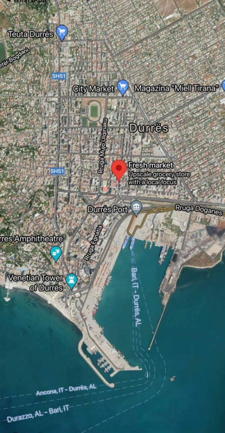 Durres, shes apartament 2+1+BLK Kati 7, 120 m² 57.000 Euro (pran pallatit te sportit)