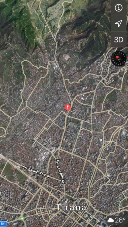 Tirane, shes apartament 2+1+BLK Kati 4, 93 m² 72.500 Euro (shkolla e bashkuar)