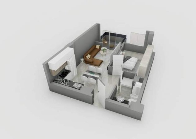 Tirane, shes apartament 1+1+A+BLK Kati 3, 70 m² 1.200 Euro/m2 (Laprake,Ish Dogana)