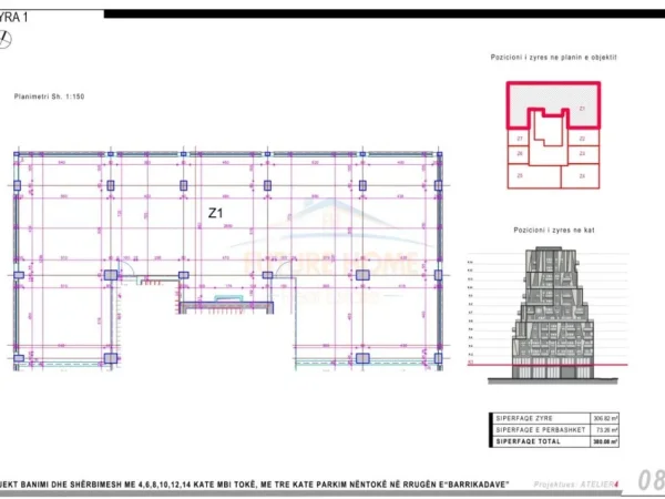 Tirane, shitet ambjent biznesi Kati 1, 380 m² 1.520.000 € 