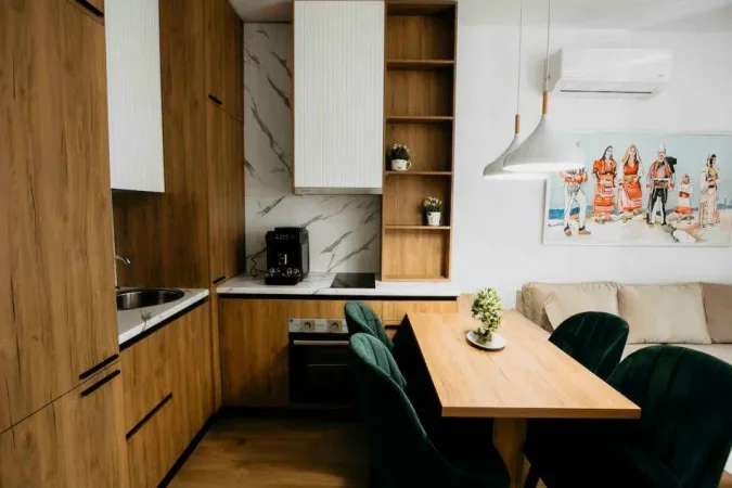 Tirane, jap me qera apartament 1+1 Kati 3, 46 m² 590 € (Bulevardi i Ri)