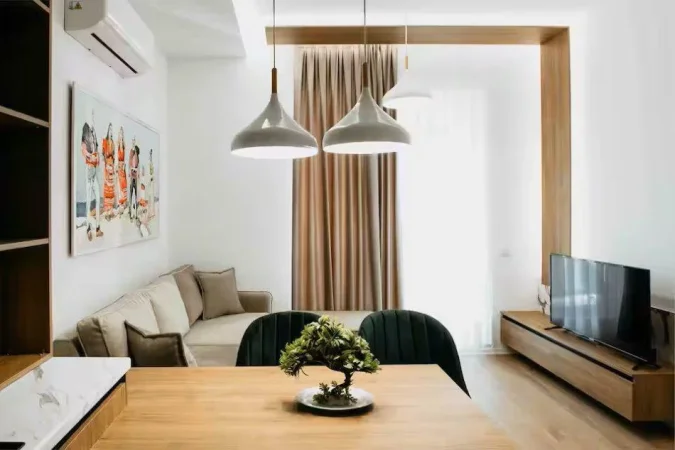 Tirane, jap me qera apartament 1+1 Kati 3, 46 m² 590 € (Bulevardi i Ri)