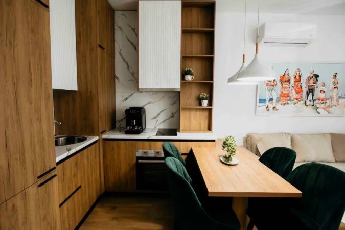 Tirane, jepet me qera apartament 1+1 Kati 3, 60 m² 590 € (BULEVARDI I RI)