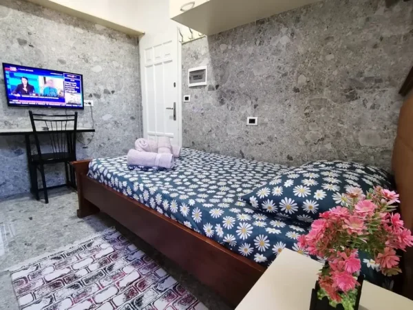 Tirane, jepet me qera garsonier 1+1 Kati 1, 33 m² 330 € (stacioni trenit)