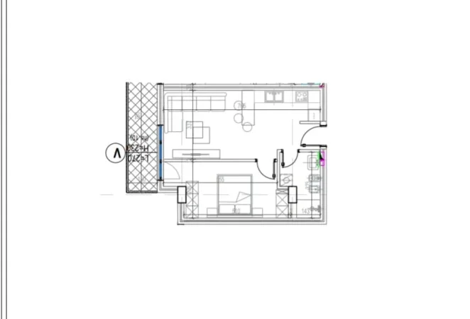 Tirane, shitet apartament 1+1 Kati 6, 72 m² 124.000 € (Kodra e Diellit)
