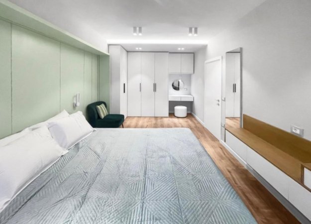 Tirane, jepet me qera apartament 1+1+Ballkon Kati 2, 71 m² 1.200 € (Garda e Republikes)