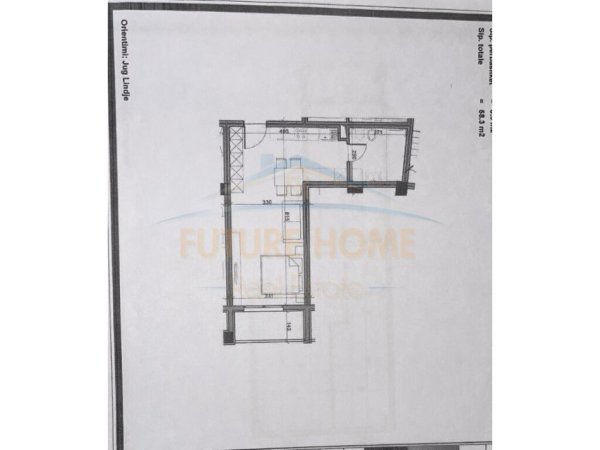 Tirane, shitet garsonier Kati 2, 58.300 m² 58.300 € (PASKUQAN)