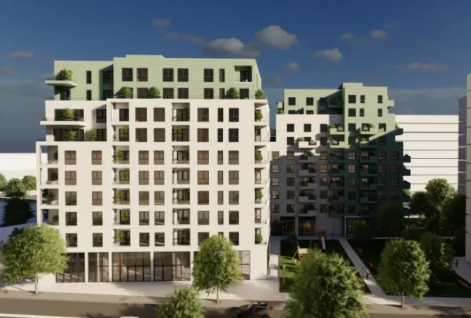 Tirane, shitet apartament 1+1+Ballkon Kati 8, 77 m² 122.150 € (Ish Parku)