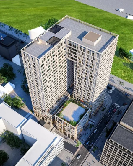 Tirane, shitet apartament 1+1+Ballkon Kati 6, 83 m² 190.670 € (United Towers)