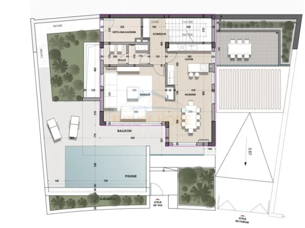 Tirane, shitet Vile , 474 m² 749.000 € (LIQENI I FARKES)