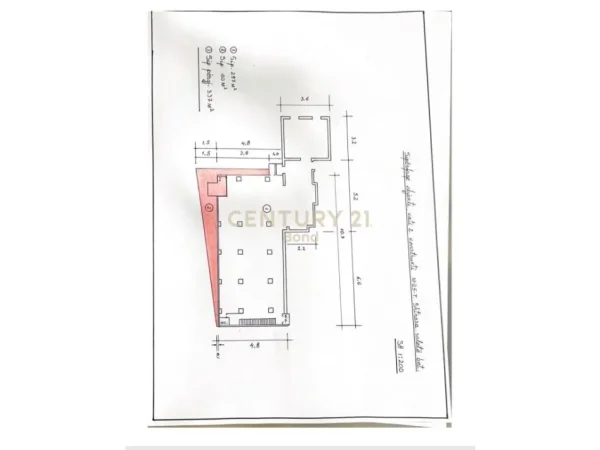 Tirane, jepet me qera zyre Kati 1, 300 m² 3.700 € (Shkolla e Baletit)
