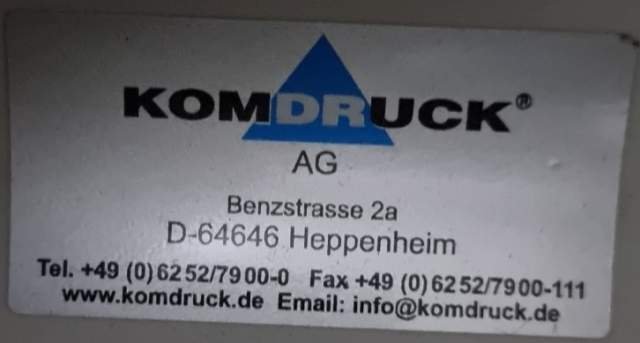 Okazion, shes Printer Komdruck MDP III,  350 Euro