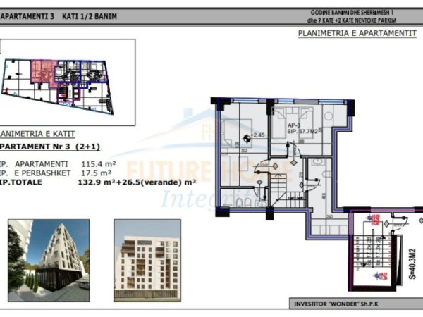 Tirane, shitet apartament duplex , 132 m² 531.600 € (RRUGA E ELBASANIT)