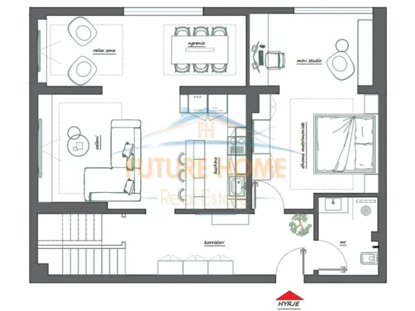 Tirane, shitet apartament duplex Kati 12, 215 m² 650.000 € (SHALLVARET)