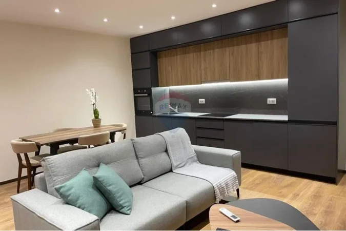 Tirane, jepet me qera apartament 1+1 , 55 m² 750 € (Qender, Rruga Bardhok Biba)