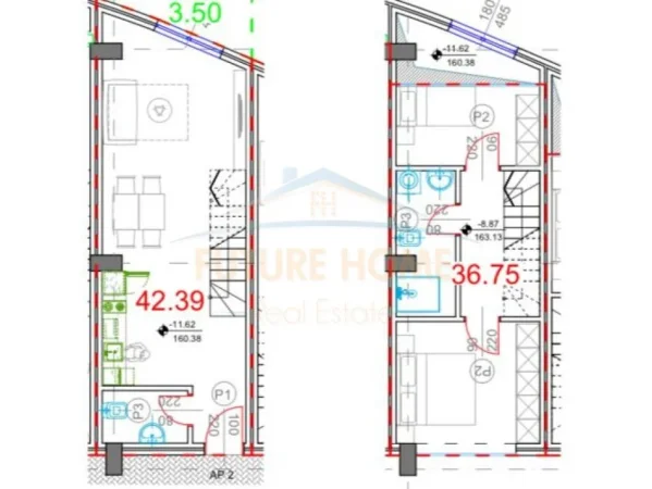 Tirane, shitet apartament duplex Kati 0, 94 m² 143.600 € (KODRA E DIELIT 2)