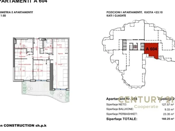 Tirane, jepet me qera zyre Kati 6, 160 m² 2.500 € (LION PARK)