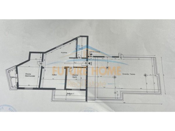 Tirane, shitet apartament Kati 7, 217 m² 165.000 € (FRESKU)