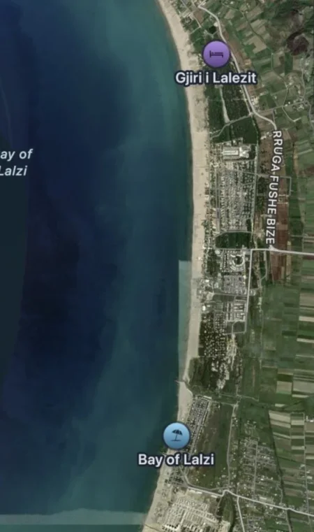 Durres, shes truall ne bregdet , 350 m² (Plazhi Gjiri i Lalezit)