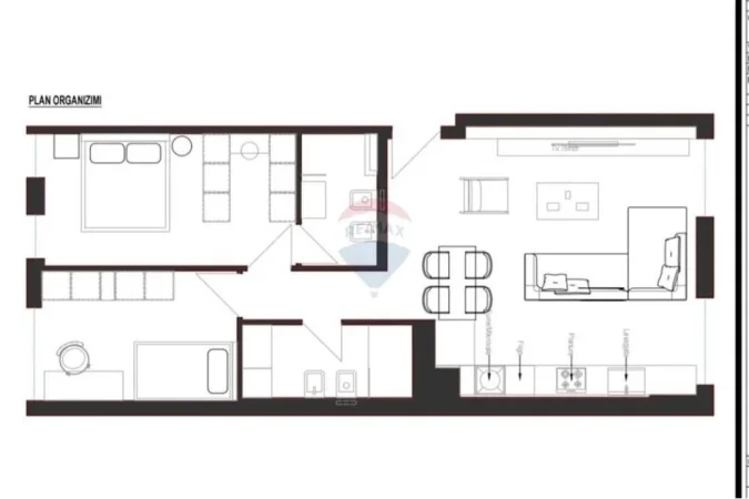 Tirane, shitet apartament 2+1 Kati 3, 108 m² 270.000 € (Kodra e Diellit 2, Tiranë)