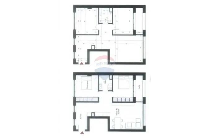 Tirane, shitet apartament 2+1 Kati 2, 107 m² 178.000 € (Ish Frigoriferi, Tiranë)