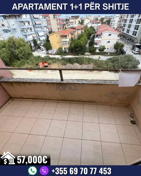 Golem, shitet apartament 1+1 Kati 4, 63 m² 57.000 € (200m Distanc nga deti)