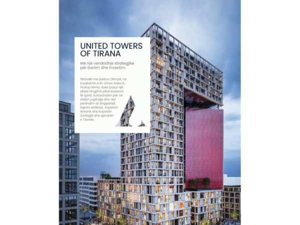 Tirane, shes apartament 1+1 Kati 9, 86 m² 205.000 € (Stadiumi Dinamo)